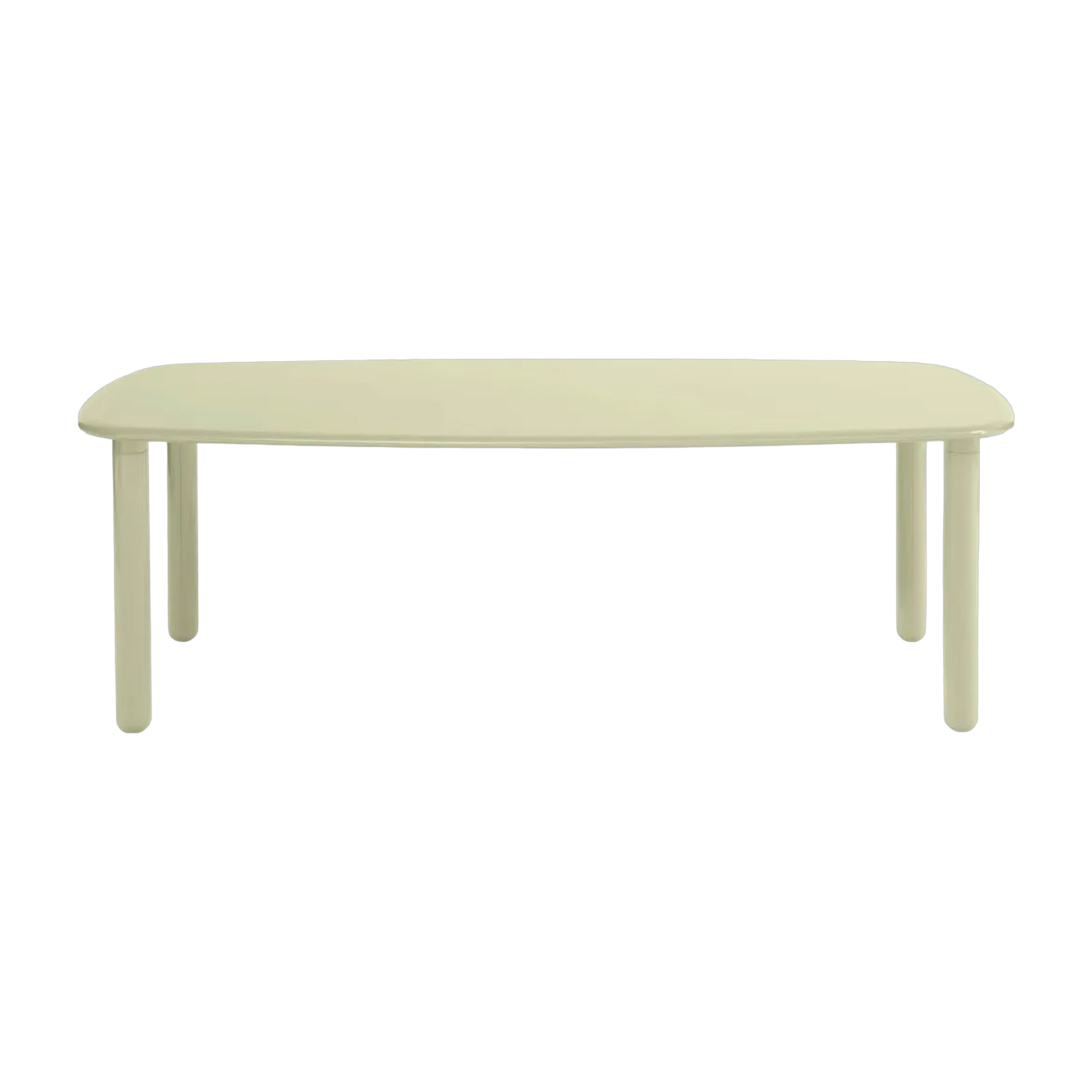 طاولة طعام من MDF أبيض لؤلؤي 220سم Tottorino - Driade