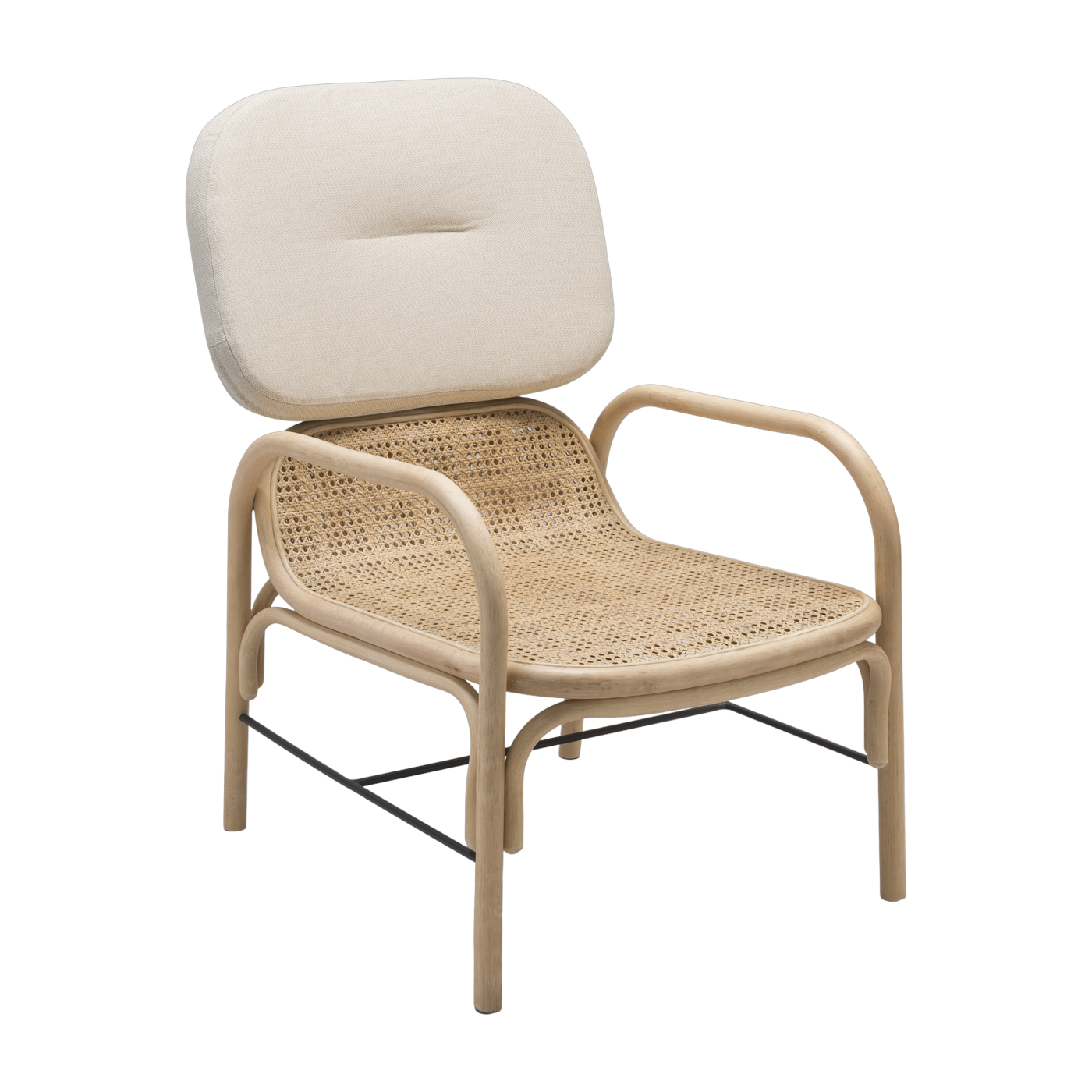 Armchair in rotin migliore 95x76cm Plus - ORCHID EDITION