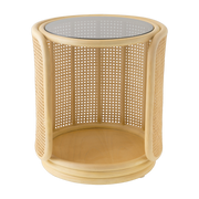 Nachttisch aus rotin 50cm Tambourin -. ORCHID EDITION