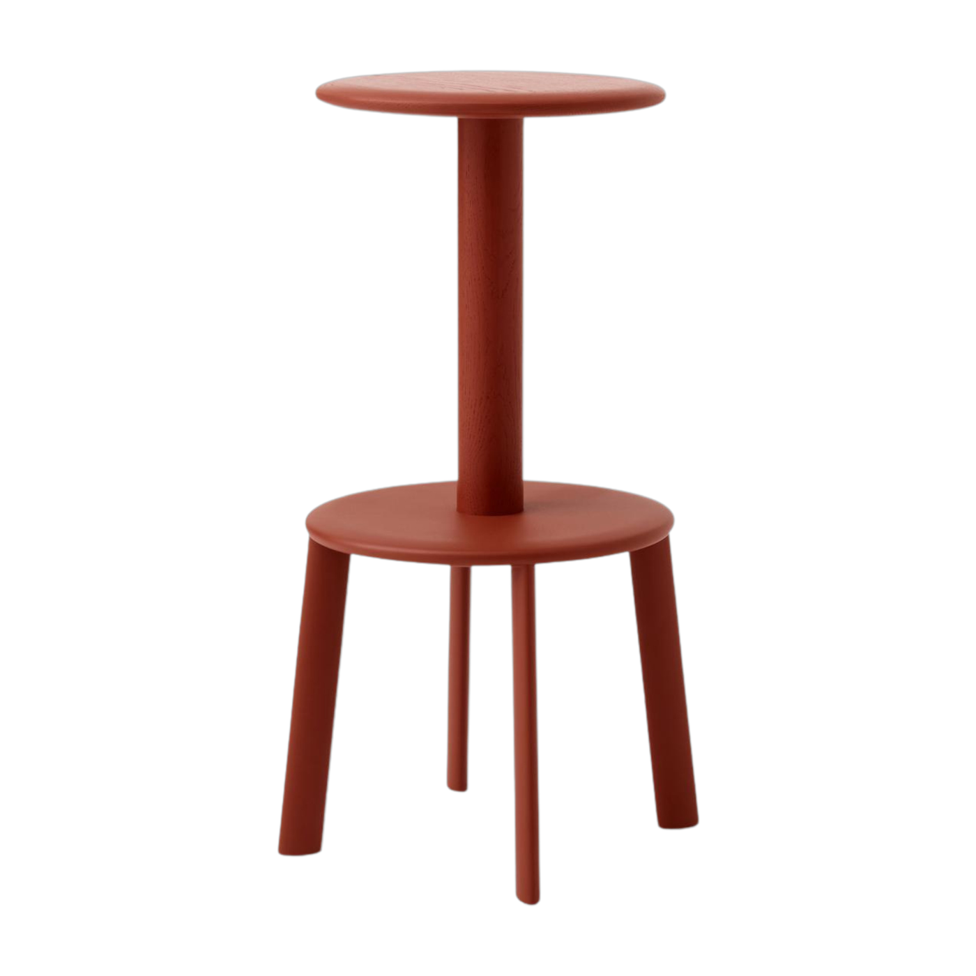Tabouret de bar en chêne braise 75cm Massif AV40 - &tradition