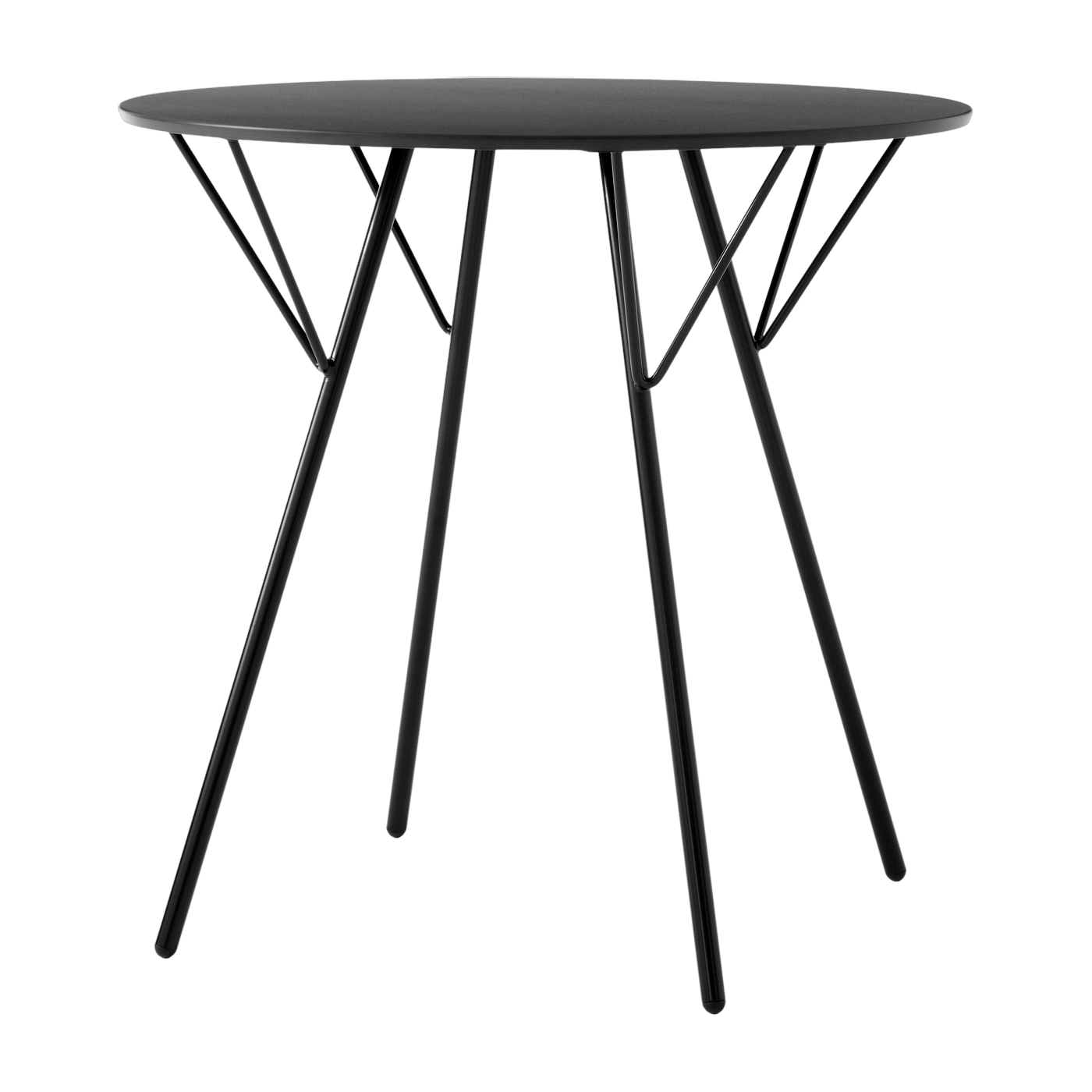 Table de jardin en acier noir 75cm RFH RD5 - &tradition