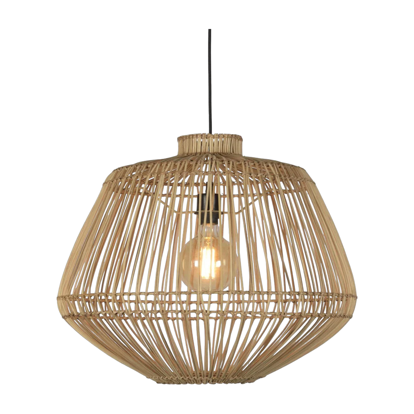 Hanging lamp in rotin natural 60cm Madagascar - Good & Mojo