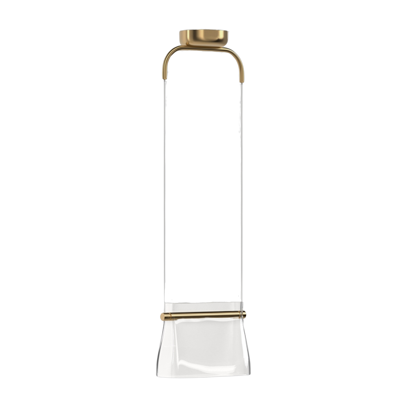 Cabaret Lámpara colgante de latón y cristal 25x12, 7cm - Maytoni
