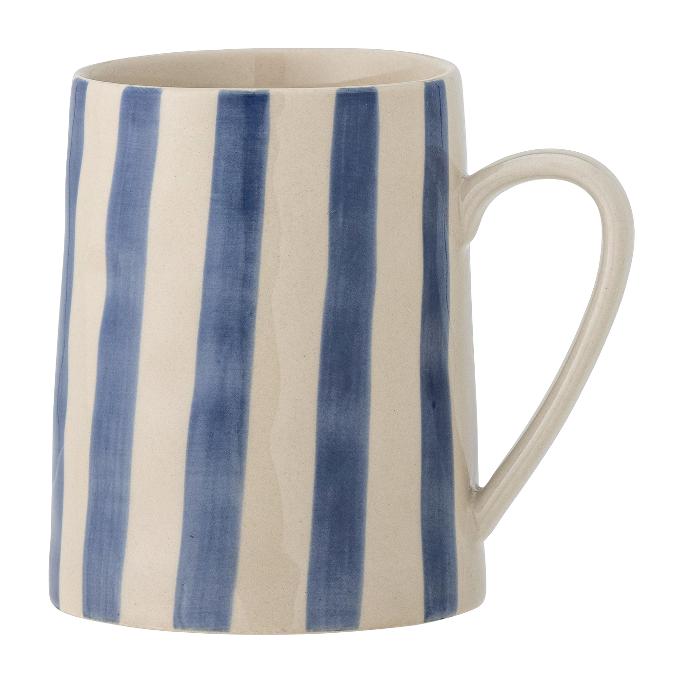 Begonia blue striped ceramic mug - Bloomingville