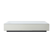 Mirror Block Coffee Table Clear (80X120Cm) - HKLIVING