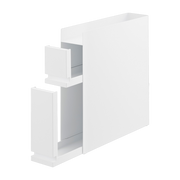 2 tier sliding seasoning rack white 50-93x12, 5x52, 5cm - Yamazaki