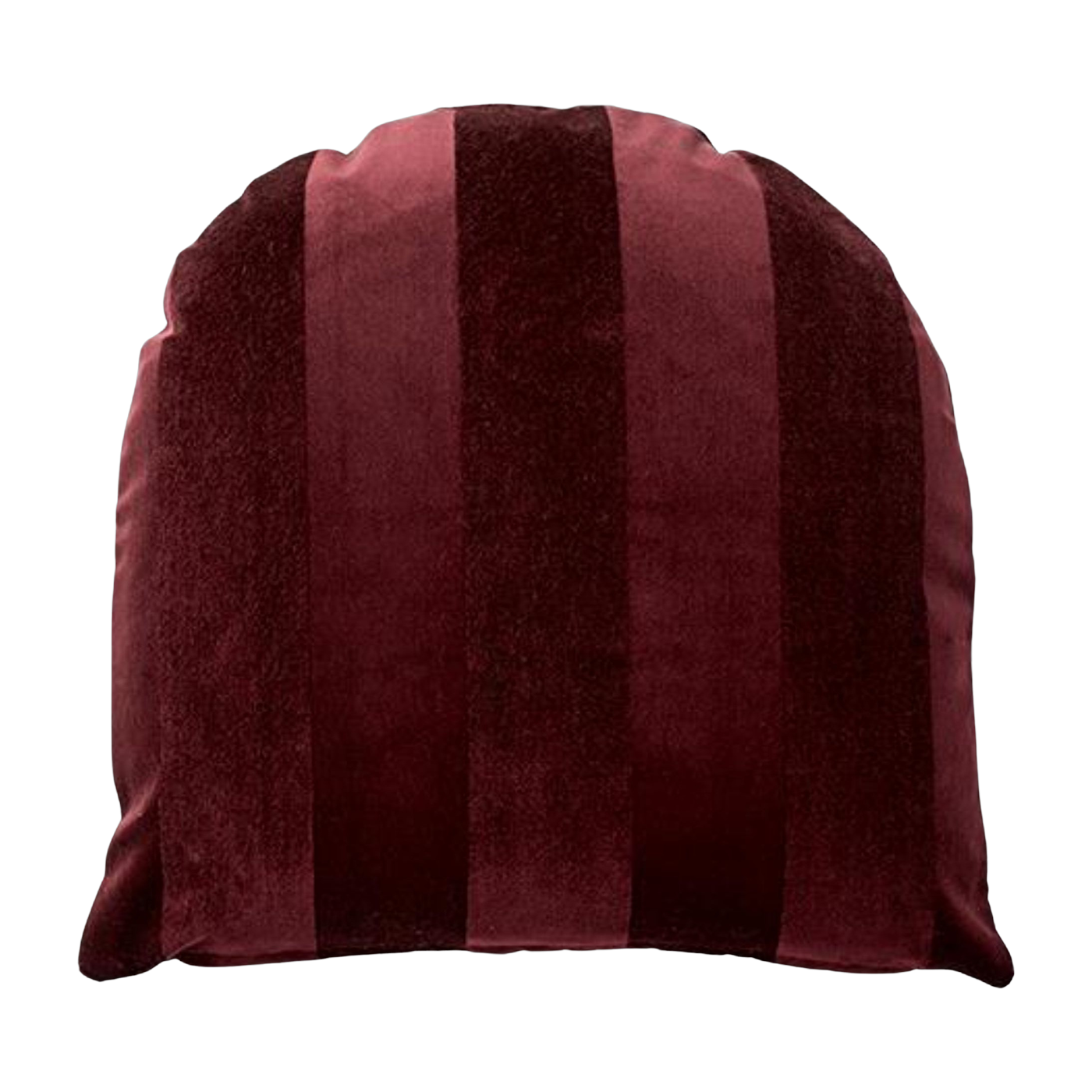 Bordeaux gestreiftes Kissen 50x50cm Arcus -. AYTM