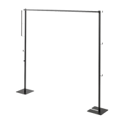 Etendoir d'intérieur pliable en acier noir 25x175x160cm - Yamazaki