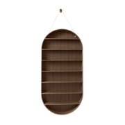 Ovales Regal aus geräucherter Eiche 110cm Dorm -. Ferm Living