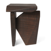 Mesa auxiliar de madera de mango teñida oscura 32. 7cm Silva - Ferm Living