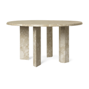 Table basse en marbre sable 67x35cm Taula - Ferm Living