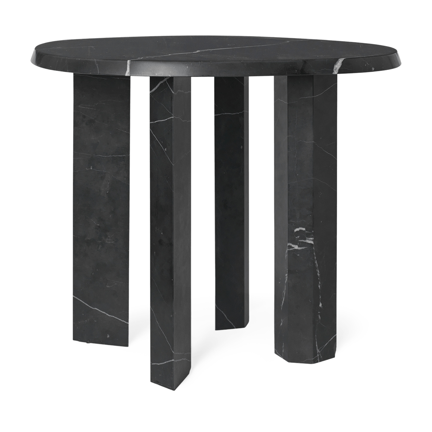 Side table in marbre black 54, 4x45cm Taula - Ferm Living
