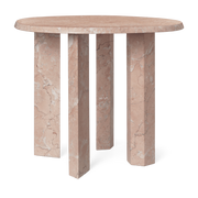 Table d'appoint en marbre rose 54,4x45cm Taula - Ferm Living