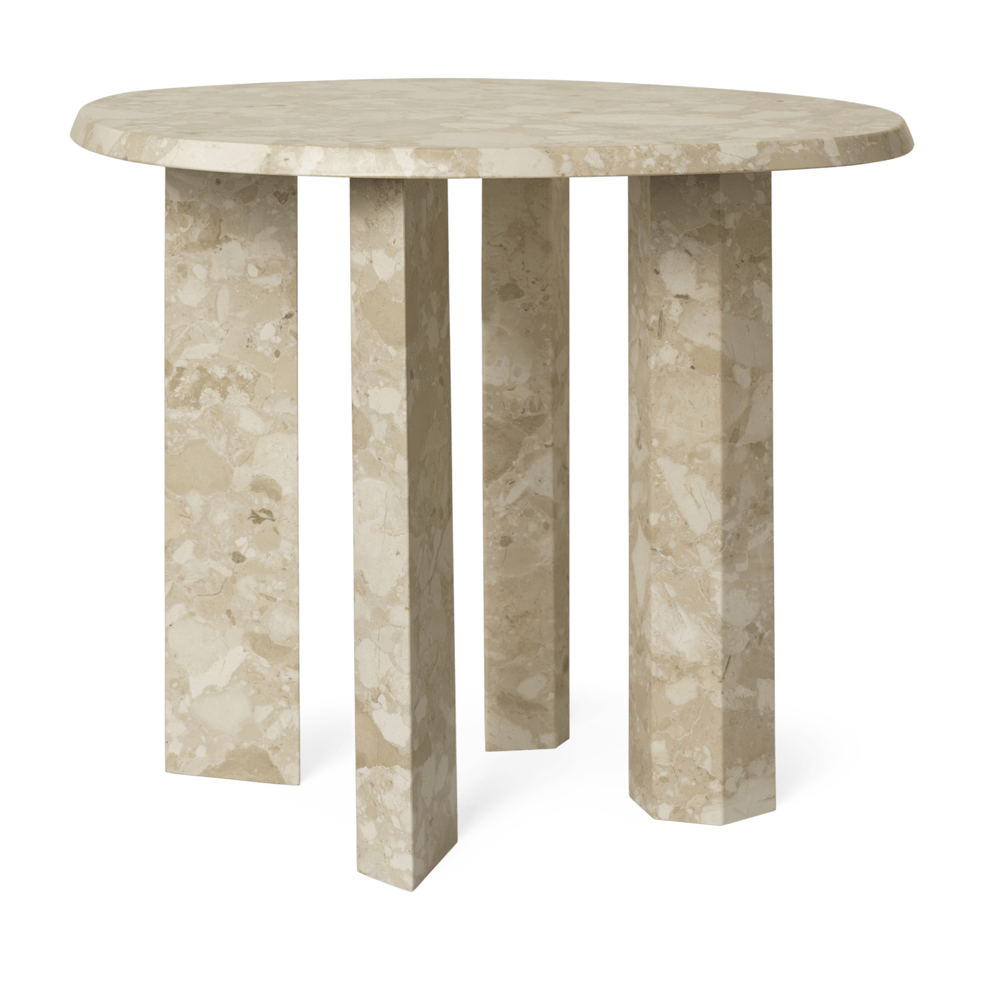 Side table in marbre sand 54, 4x45cm Taula - Ferm Living