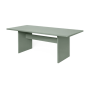 Table à manger en bois mdf laqué tea green 90x200cm Rink - Ferm Living