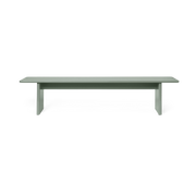 Banc en bois mdf laqué tea green 200cm Rink - Ferm Living