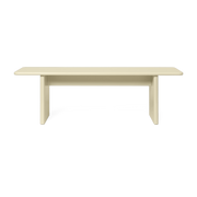 Banc en bois mdf laqué eggshell 140cm Rink - Ferm Living