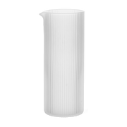 Karaffe aus gefrostetem Glas 6, 4x16cm Ripple - -. Ferm Living