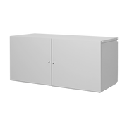 Étagères modulables en acier poudré gris clair 91,5x41,6cm Punctual - Ferm Living