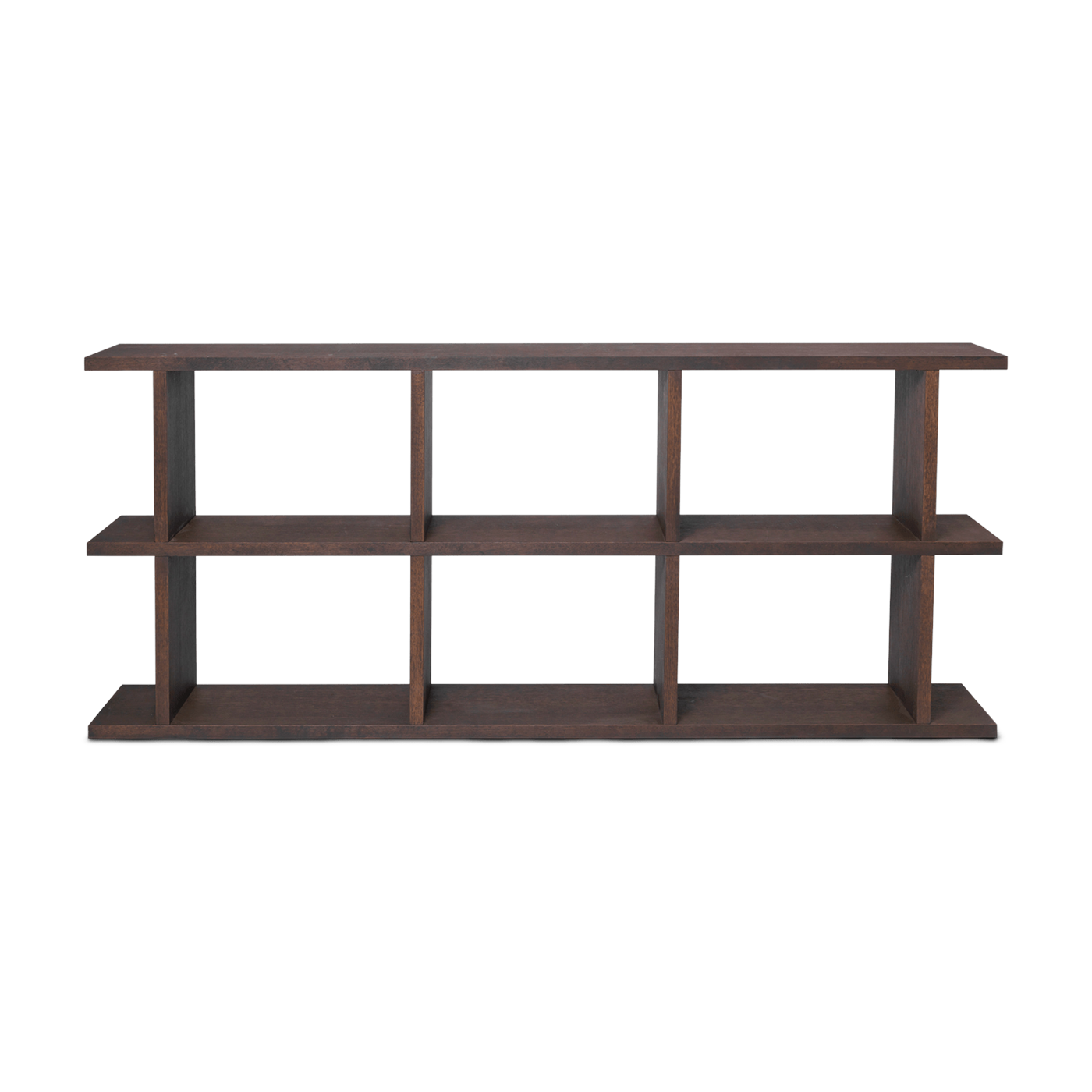 Kona Libreria in rovere naturale tinto scuro 170x72cm - Ferm Living