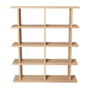 Bibliothèque en chêne naturel laqué 122,5x141cm Kona - Ferm Living
