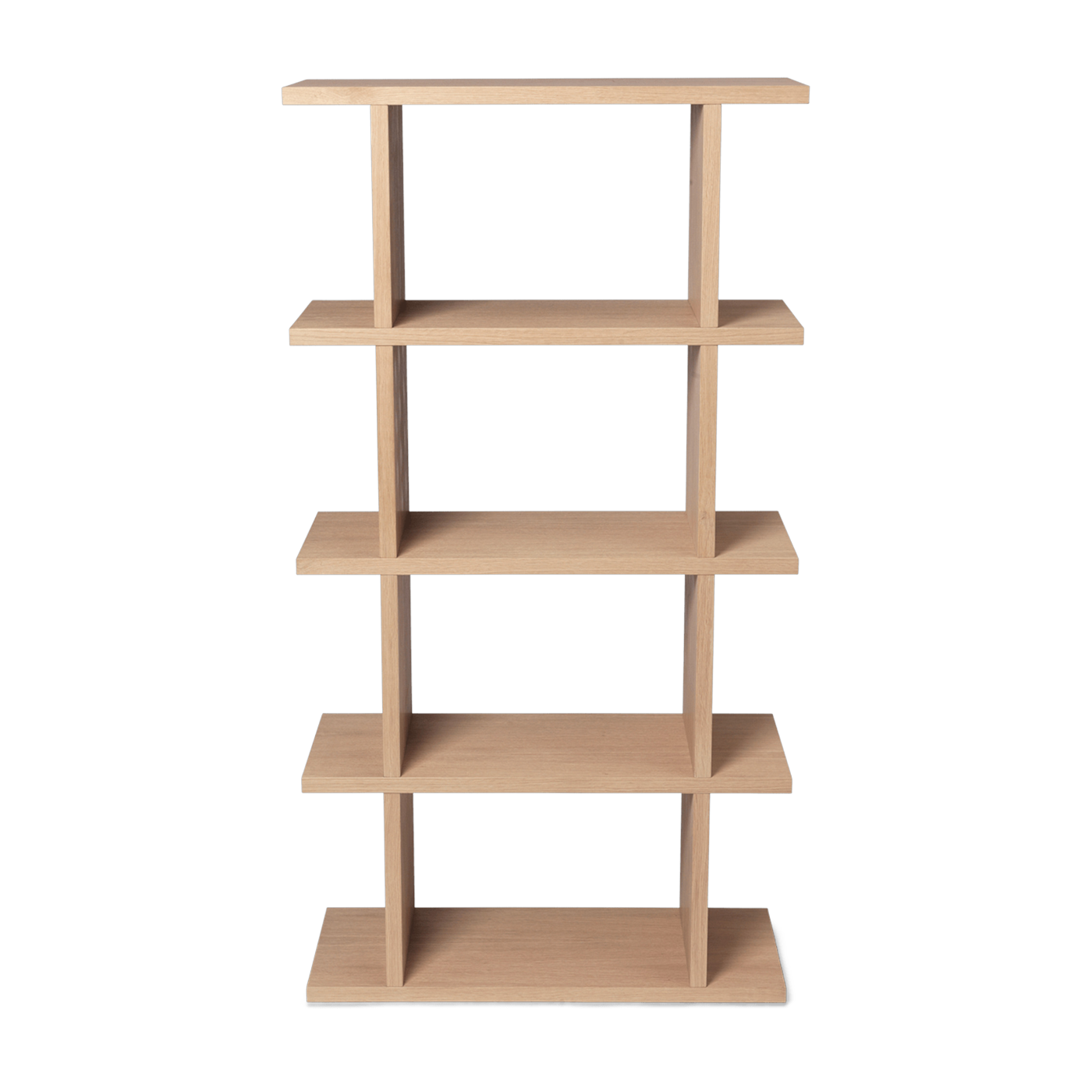 مكتبة بلوط طبيعي مصقول 75x141 سم Kona - Ferm Living