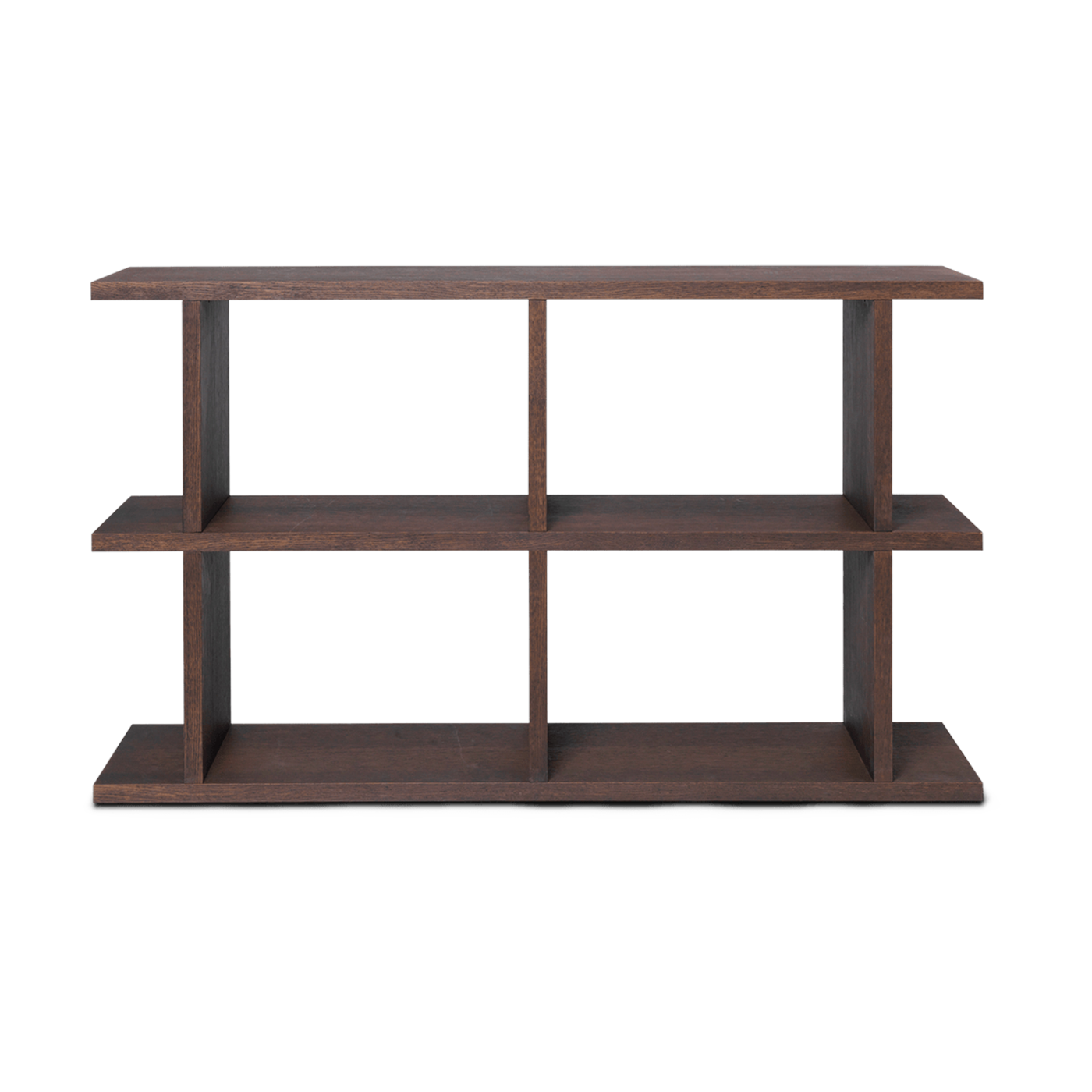 مكتبة بلوط طبيعي مصقول مصبوغ داكن 122.5x72 سم Kona - Ferm Living