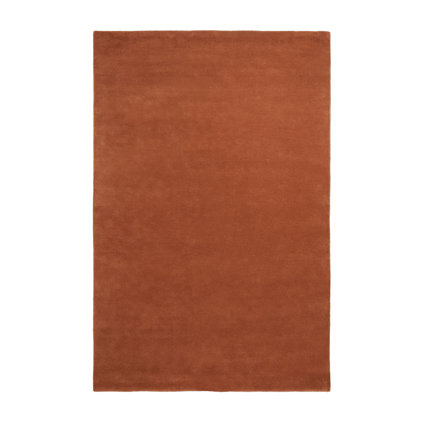 Rectangular red-brown wool tufted rug 200x300cm Stille - Ferm Living