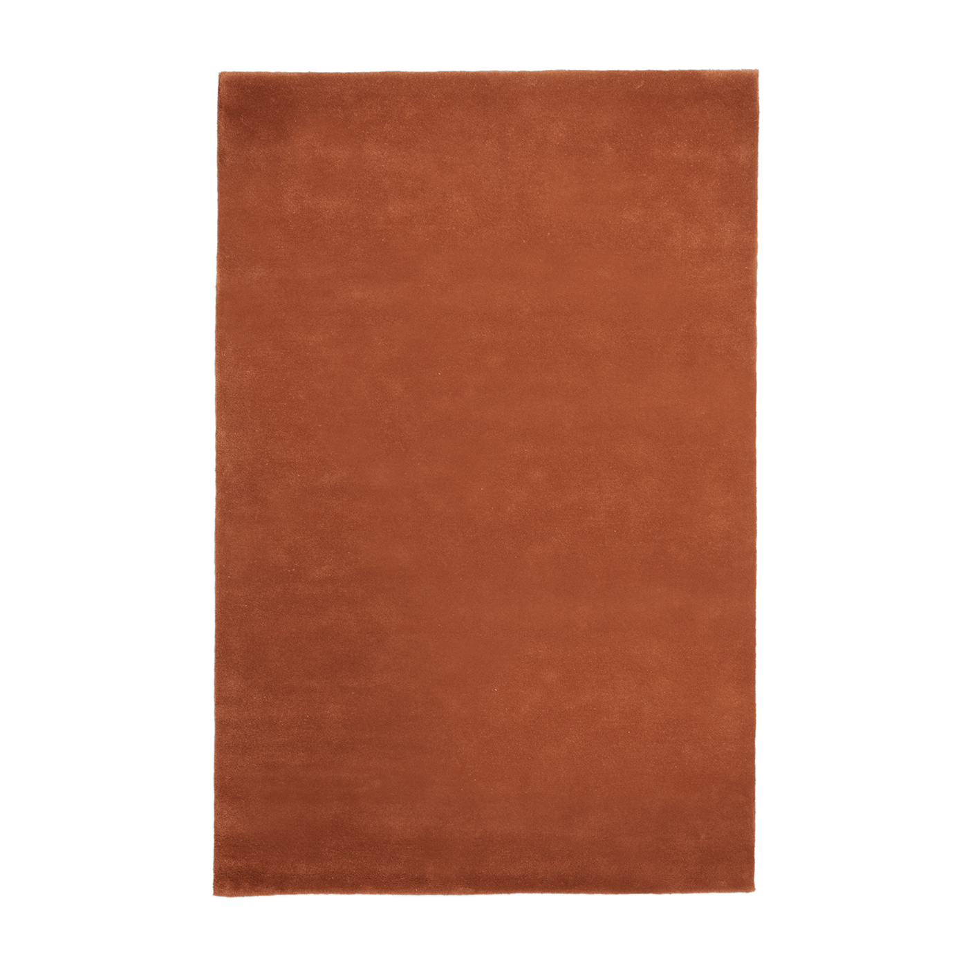Rectangular red-brown wool tufted rug 160x250cm Stille - Ferm Living