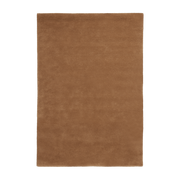 Rectangular tufted rug in toffee wool 140x200cm Stille - Ferm Living