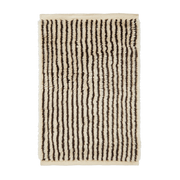 Off-white and coffee wool rug 80x120cm Kami - Ferm Living