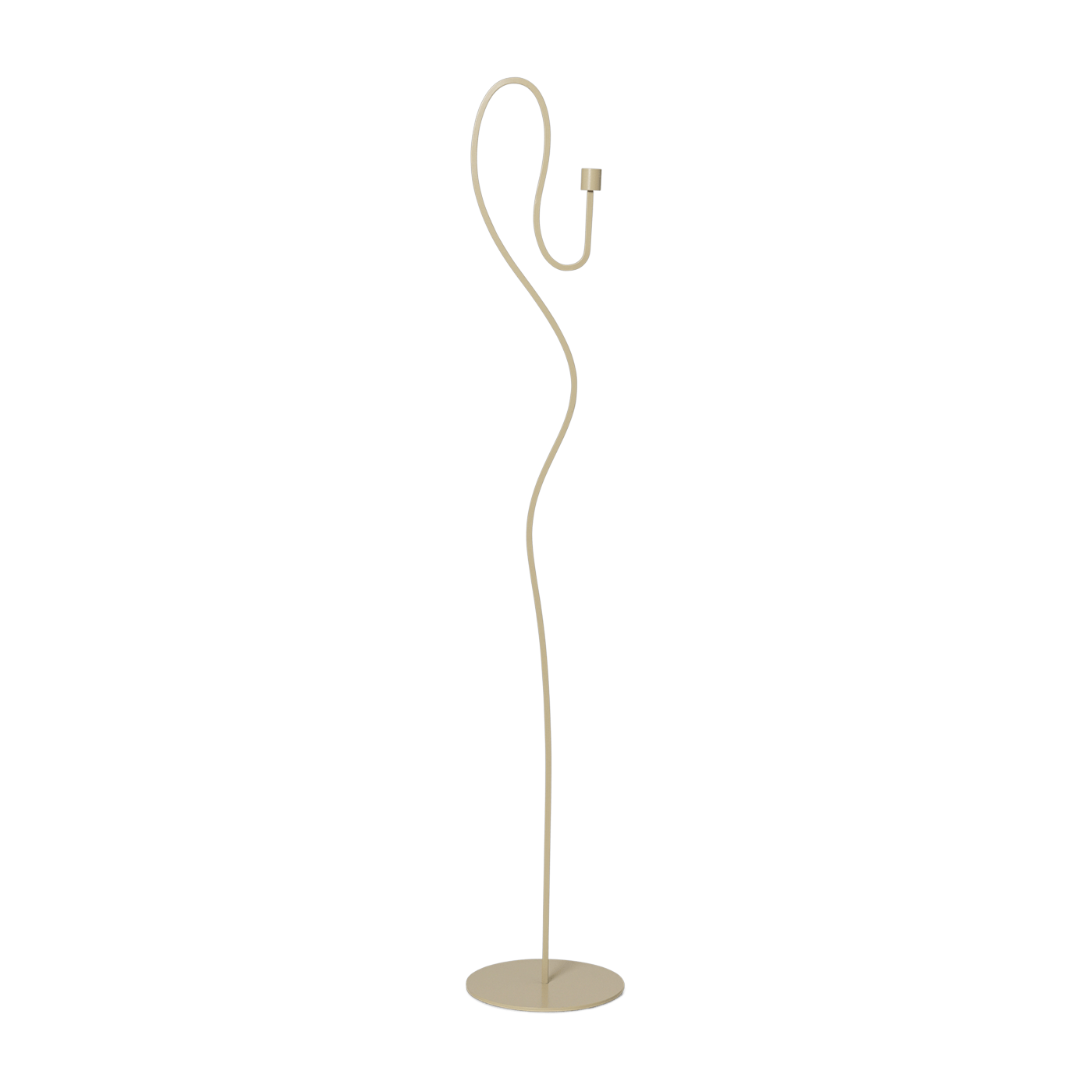 Powdered iron cashmere candleholder from sol 113. 7cm Valse - Ferm Living