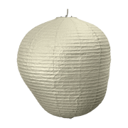 Dark sage washi paper lampshade 80cm Kurbis - Ferm Living