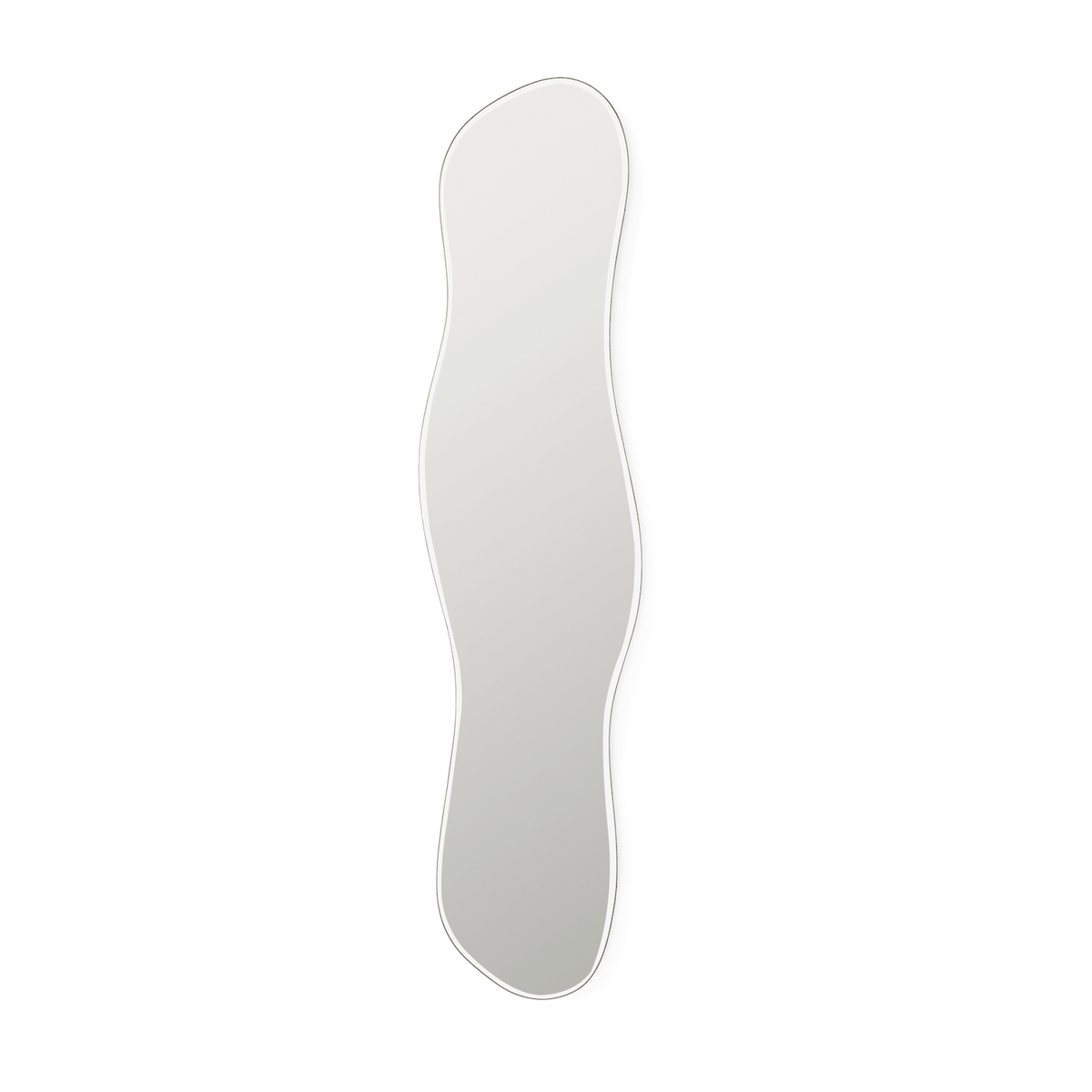 Spiegel organisch dunkelchrom Rand 40x164, 8cm Pond - - Ferm Living