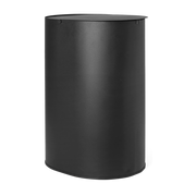 Enkel Mülleimer aus schwarzem Stahl 40L -. Ferm Living