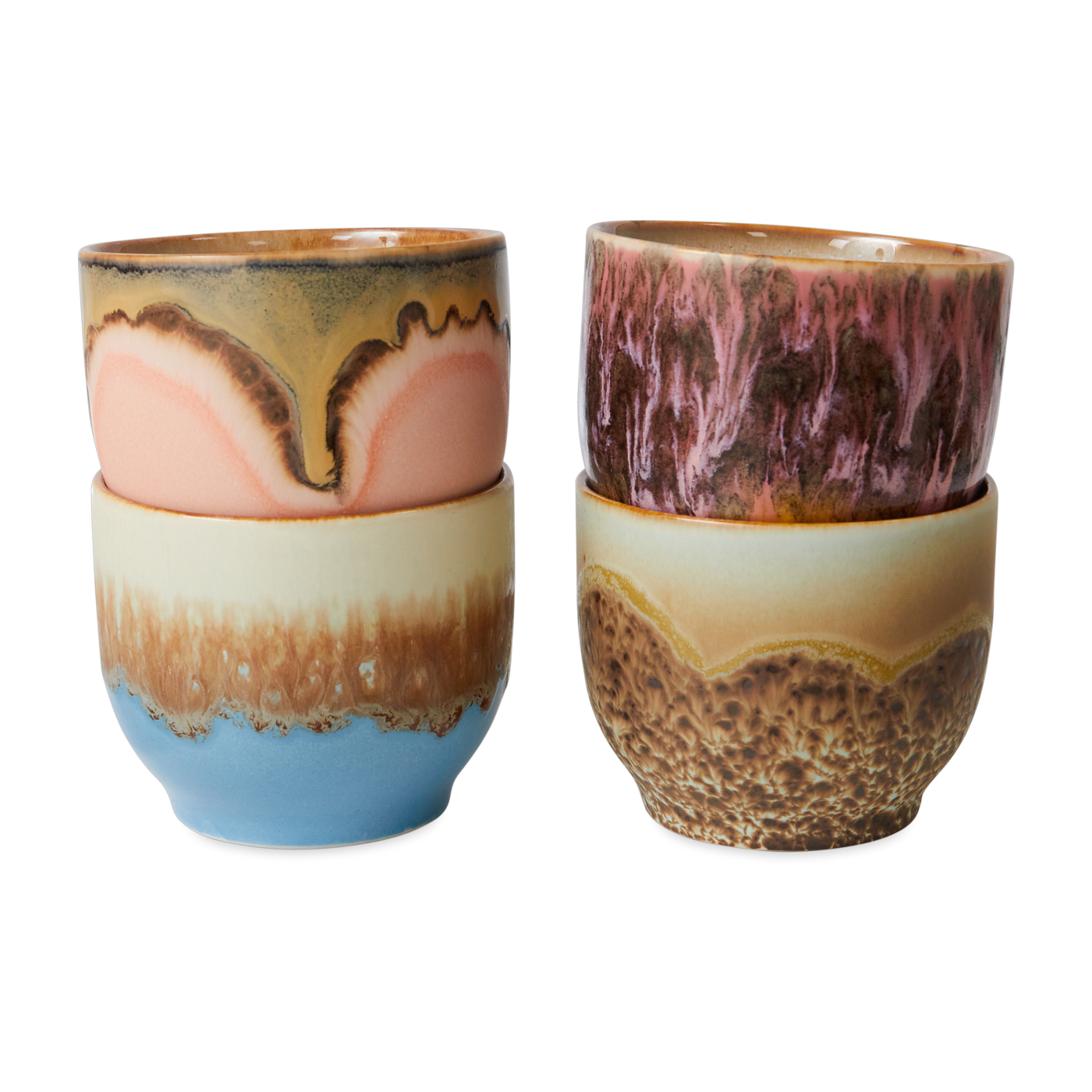 Kaffeebecher Lagoon (Satz von 4) -. HKLIVING