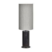 Hdrafi Stehleuchte Base With Hdshade Antique Brown Base / Off-White W. Black Stripes Shade - House Doctor