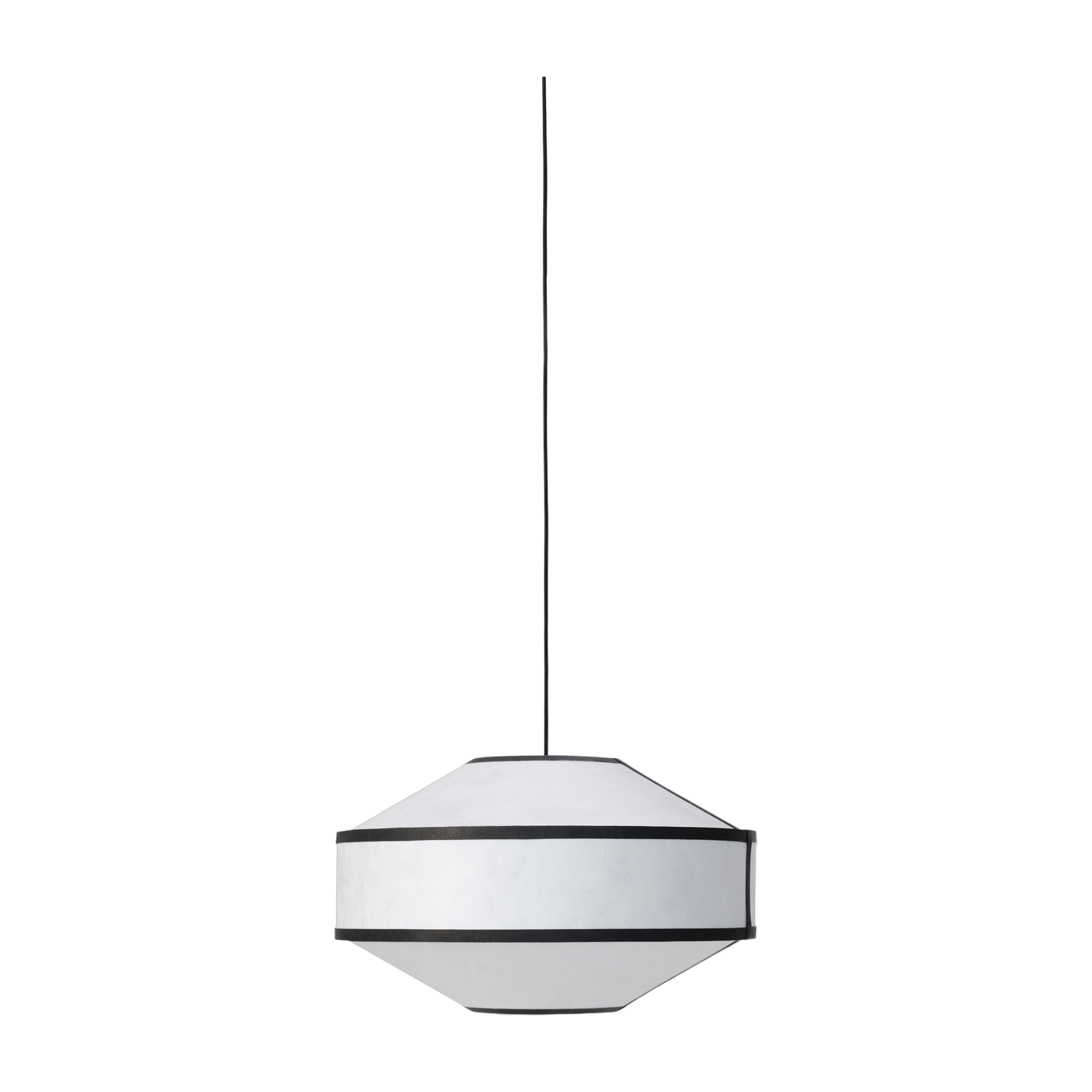 Suspension noir et blanc 55 cm Kite - New Works