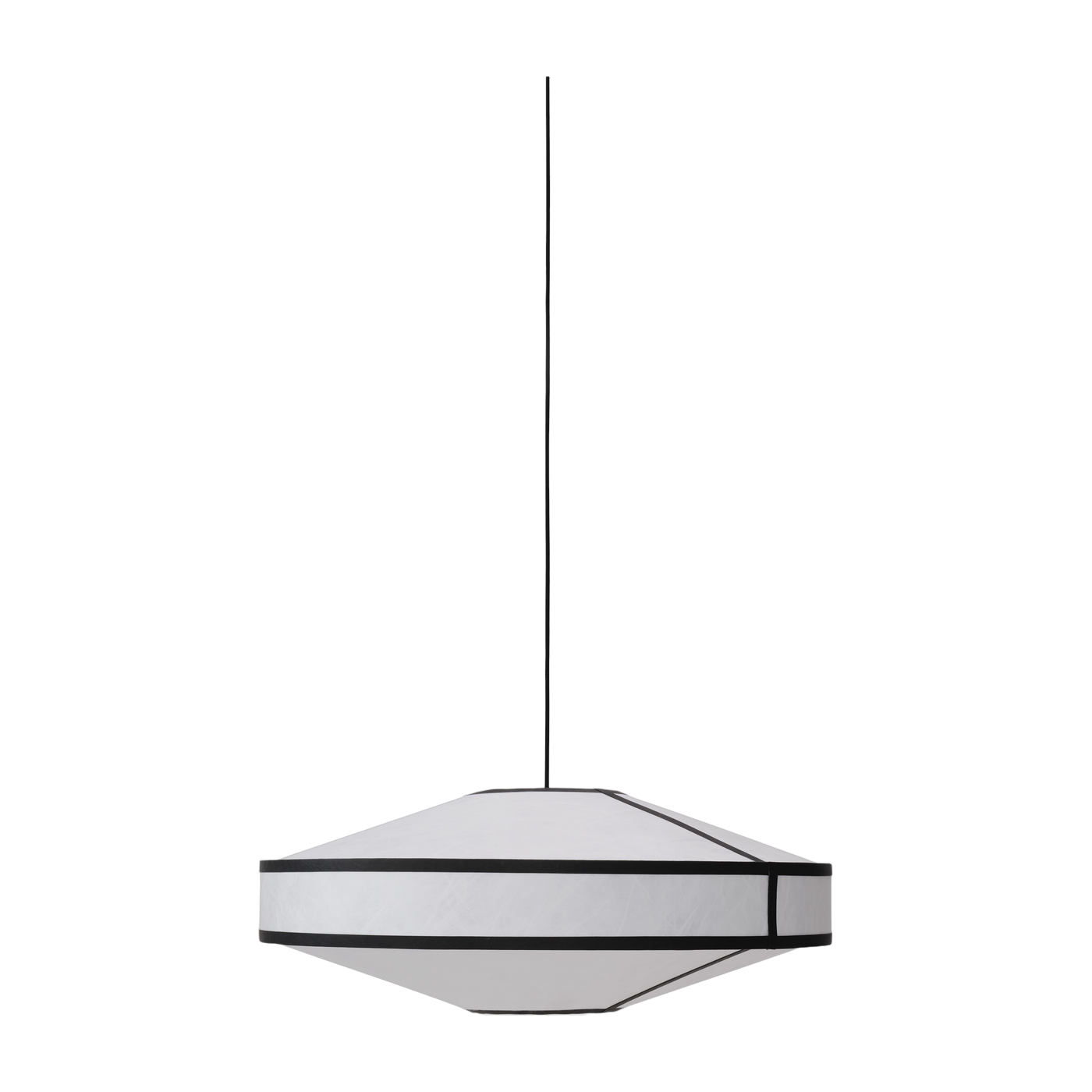 Suspension noir et blanc 75 cm Kite - New Works