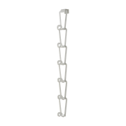 Portabolsas para puerta de acero blanco - 77cm Yamazaki