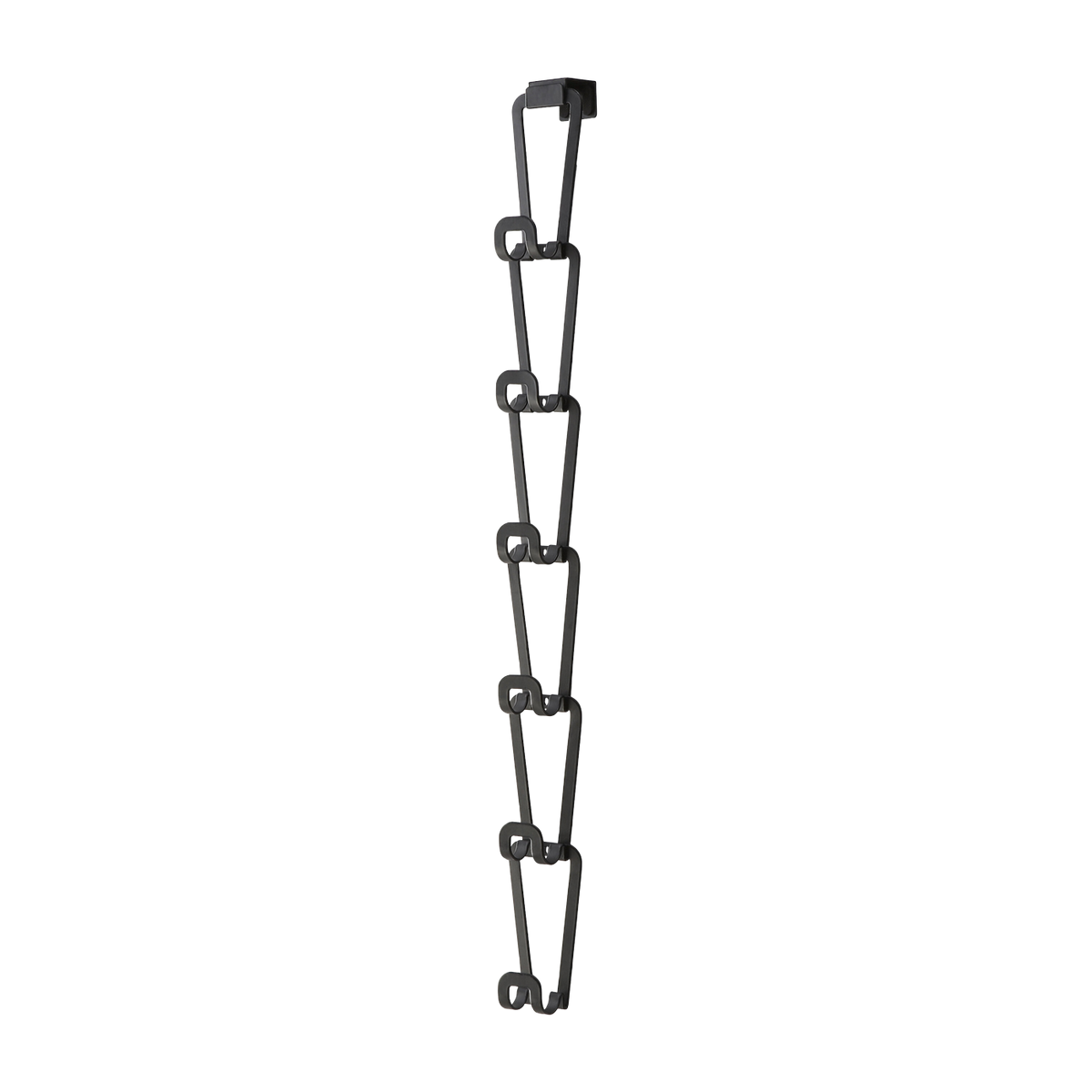 Support pour sac à main pour porte en acier noir 77cm - Yamazaki
