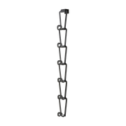 Support pour sac à main pour porte en acier noir 77cm - Yamazaki