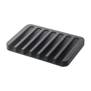 Silicone soap tray black 11, 5x8cm - Yamazaki