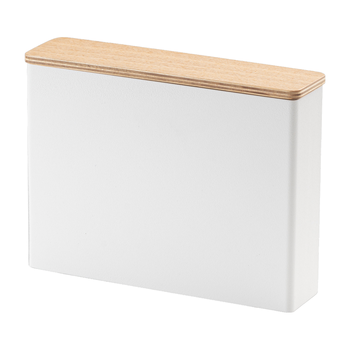 Kaffeefilterbox aus weißem Stahl 15, 5cm -. Yamazaki
