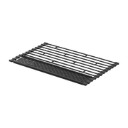 Foldable steel and silicone drainer black 42x26cm - Yamazaki