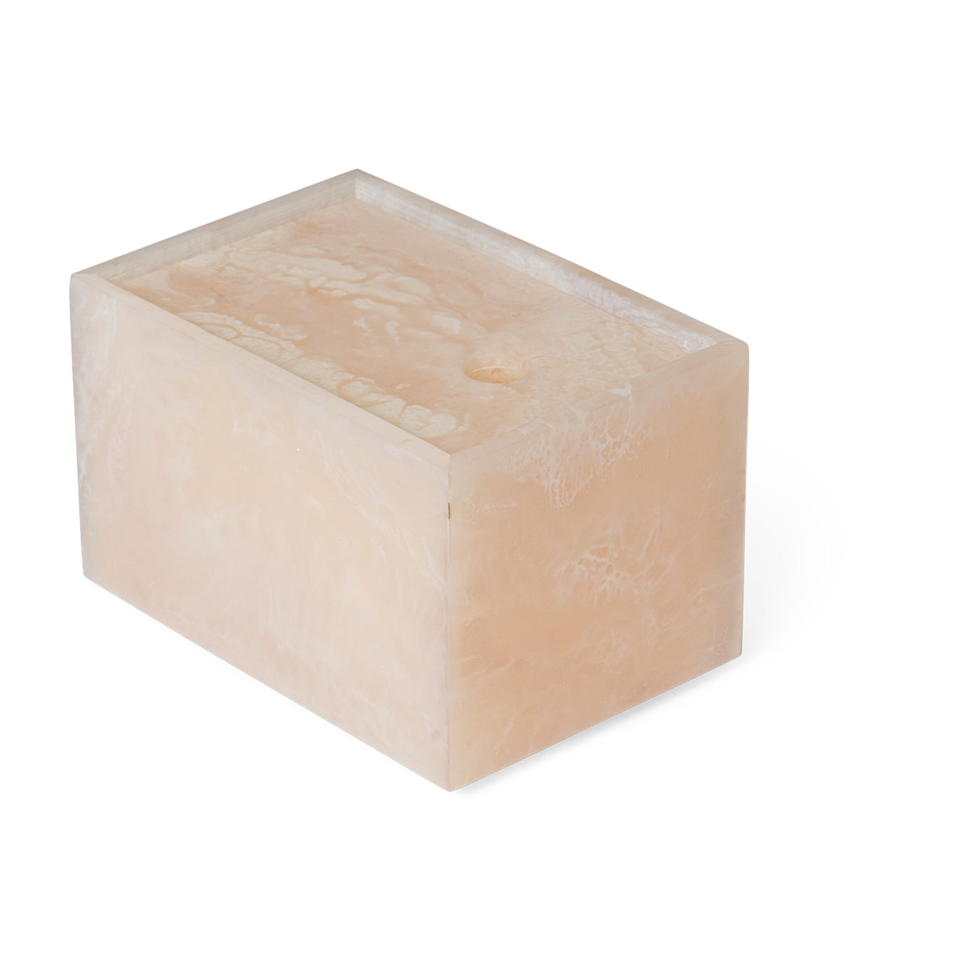 Mist Caja de resina rosa 15x10x9, 4cm - Ferm living