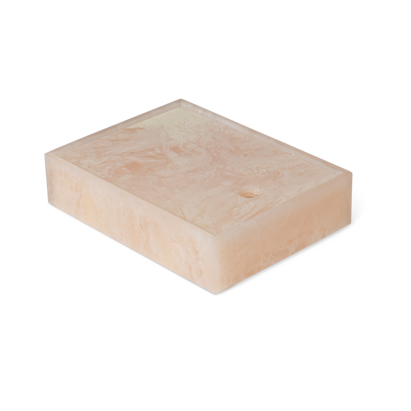 Boite en résine rose 15x20x4,9cm Mist - Ferm living