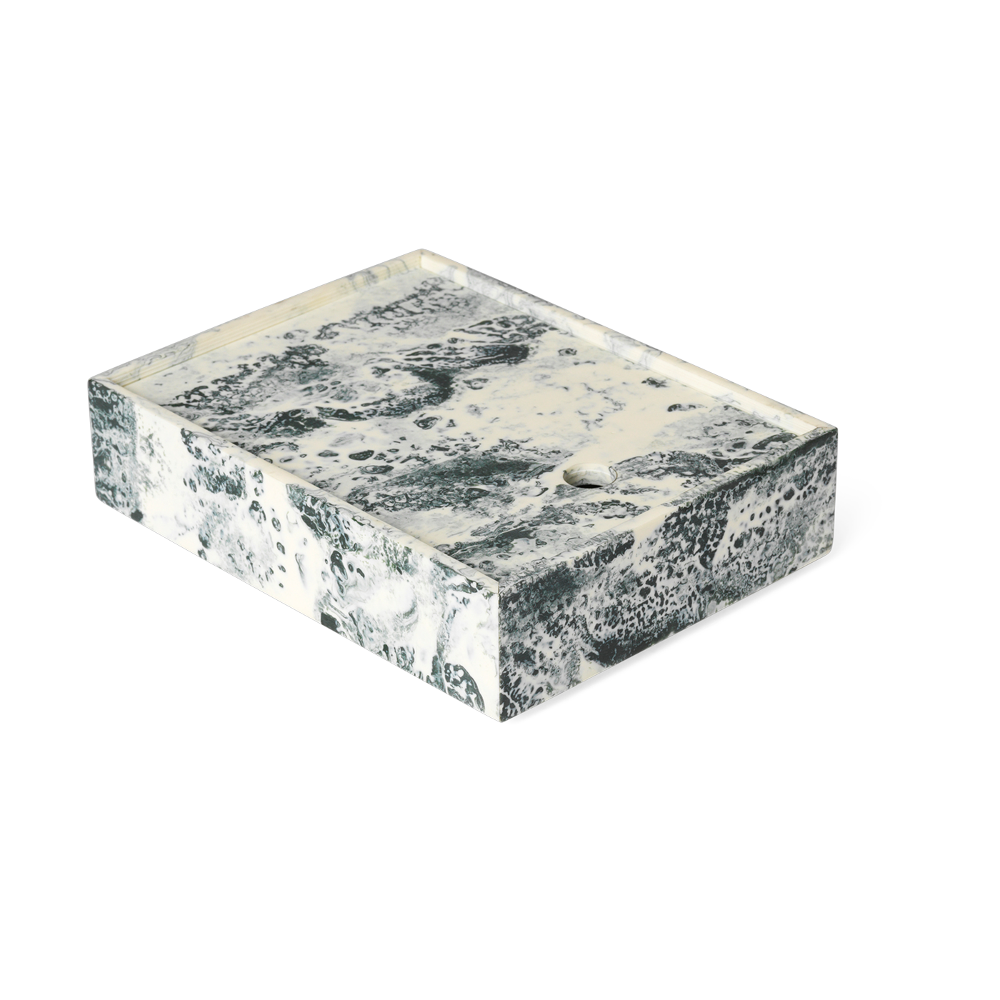 Mist Caja de resina color hueso 15x20x4, 9cm - Ferm living