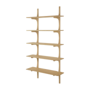 Solid oak oil finish wall shelf 100x35x196cm PI - Ethnicraft accessories