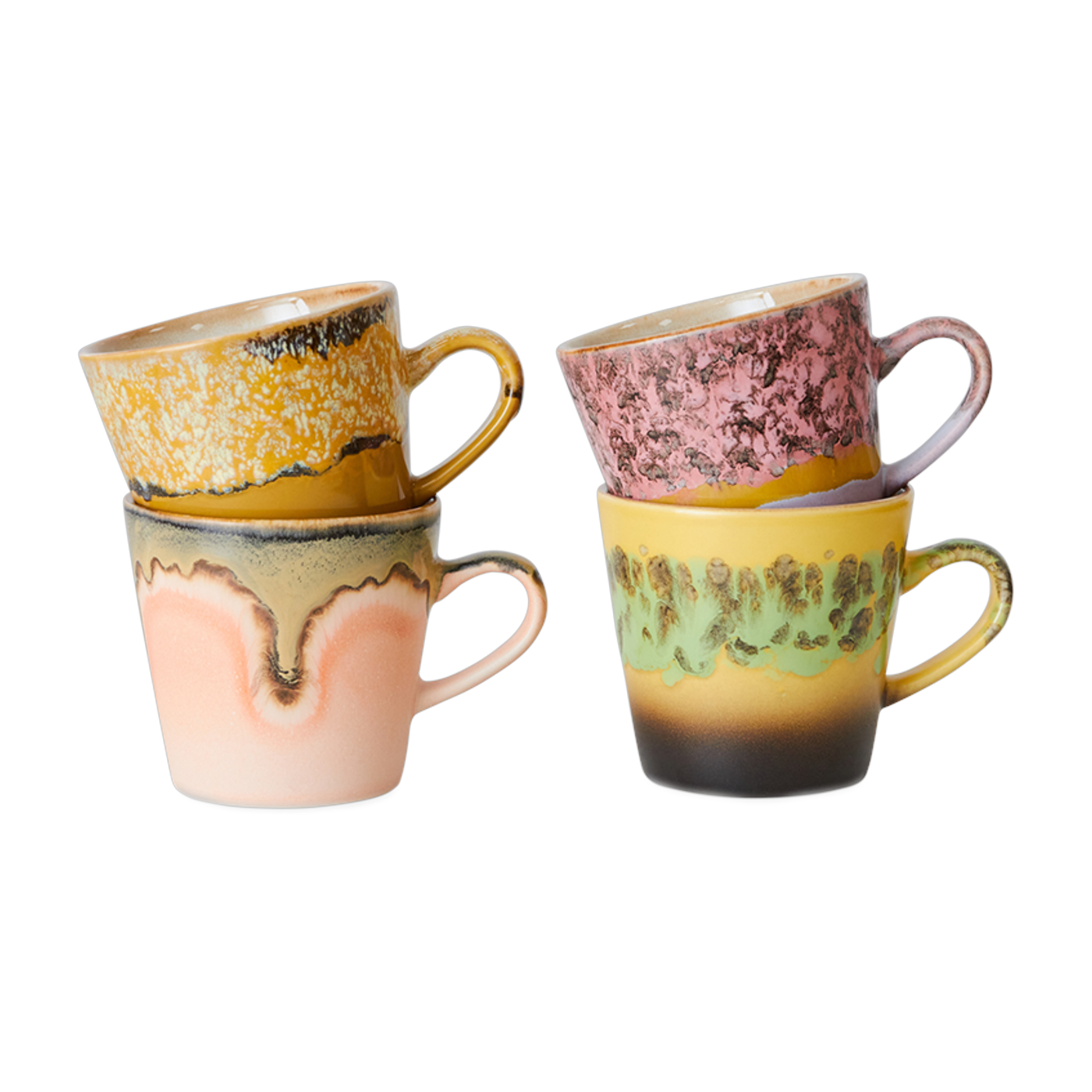 Americano Radiant Becher (Satz von 4) -. HKLIVING